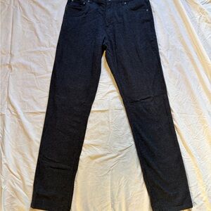 American Tall Men's Black Straight-Leg Pants